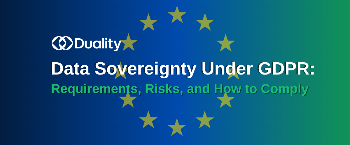 Data Sovereignty Under GDPR