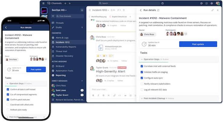 Mattermost interface